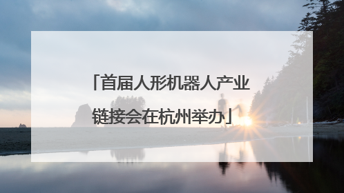 首届人形机器人产业链接会在杭州举办